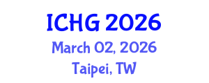 International Conference on Human Genetics (ICHG) March 02, 2026 - Taipei, Taiwan International Conference on Human Genetics (ICHG) March 02, 2026 - Taipei, Taiwan