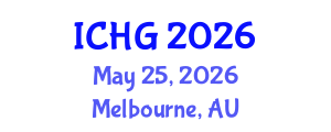International Conference on Human Genetics (ICHG) May 25, 2026 - Melbourne, Australia International Conference on Human Genetics (ICHG) May 25, 2026 - Melbourne, Australia