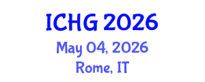 International Conference on Human Genetics (ICHG) May 04, 2026 - Rome, Italy International Conference on Human Genetics (ICHG) May 04, 2026 - Rome, Italy