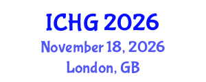 International Conference on Human Genetics (ICHG) November 18, 2026 - London, United Kingdom International Conference on Human Genetics (ICHG) November 18, 2026 - London, United Kingdom