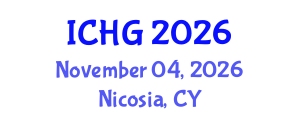 International Conference on Human Genetics (ICHG) November 04, 2026 - Nicosia, Cyprus International Conference on Human Genetics (ICHG) November 04, 2026 - Nicosia, Cyprus