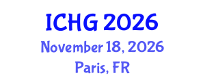 International Conference on Human Genetics (ICHG) November 18, 2026 - Paris, France International Conference on Human Genetics (ICHG) November 18, 2026 - Paris, France