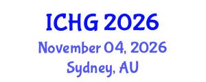 International Conference on Human Genetics (ICHG) November 04, 2026 - Sydney, Australia International Conference on Human Genetics (ICHG) November 04, 2026 - Sydney, Australia