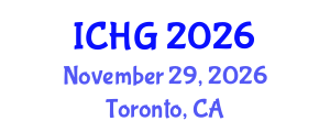 International Conference on Human Genetics (ICHG) November 29, 2026 - Toronto, Canada International Conference on Human Genetics (ICHG) November 29, 2026 - Toronto, Canada