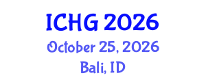 International Conference on Human Genetics (ICHG) October 25, 2026 - Bali, Indonesia International Conference on Human Genetics (ICHG) October 25, 2026 - Bali, Indonesia