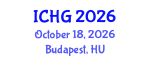 International Conference on Human Genetics (ICHG) October 18, 2026 - Budapest, Hungary International Conference on Human Genetics (ICHG) October 18, 2026 - Budapest, Hungary