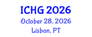 International Conference on Human Genetics (ICHG) October 28, 2026 - Lisbon, Portugal International Conference on Human Genetics (ICHG) October 28, 2026 - Lisbon, Portugal