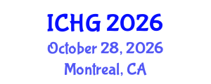 International Conference on Human Genetics (ICHG) October 28, 2026 - Montreal, Canada International Conference on Human Genetics (ICHG) October 28, 2026 - Montreal, Canada