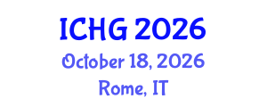 International Conference on Human Genetics (ICHG) October 18, 2026 - Rome, Italy International Conference on Human Genetics (ICHG) October 18, 2026 - Rome, Italy