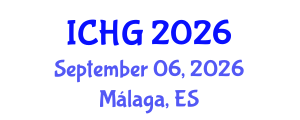 International Conference on Human Genetics (ICHG) September 06, 2026 - Málaga, Spain International Conference on Human Genetics (ICHG) September 06, 2026 - Málaga, Spain