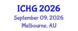 International Conference on Human Genetics (ICHG) September 09, 2026 - Melbourne, Australia International Conference on Human Genetics (ICHG) September 09, 2026 - Melbourne, Australia