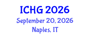 International Conference on Human Genetics (ICHG) September 20, 2026 - Naples, Italy International Conference on Human Genetics (ICHG) September 20, 2026 - Naples, Italy