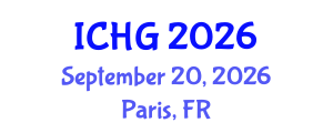 International Conference on Human Genetics (ICHG) September 20, 2026 - Paris, France International Conference on Human Genetics (ICHG) September 20, 2026 - Paris, France