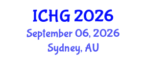 International Conference on Human Genetics (ICHG) September 06, 2026 - Sydney, Australia International Conference on Human Genetics (ICHG) September 06, 2026 - Sydney, Australia