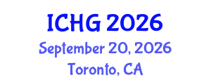 International Conference on Human Genetics (ICHG) September 20, 2026 - Toronto, Canada International Conference on Human Genetics (ICHG) September 20, 2026 - Toronto, Canada