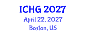 International Conference on Human Genetics (ICHG) April 22, 2027 - Boston, United States International Conference on Human Genetics (ICHG) April 22, 2027 - Boston, United States