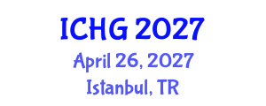 International Conference on Human Genetics (ICHG) April 26, 2027 - Istanbul, Turkey International Conference on Human Genetics (ICHG) April 26, 2027 - Istanbul, Turkey