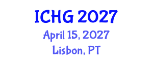 International Conference on Human Genetics (ICHG) April 15, 2027 - Lisbon, Portugal International Conference on Human Genetics (ICHG) April 15, 2027 - Lisbon, Portugal
