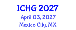 International Conference on Human Genetics (ICHG) April 03, 2027 - Mexico City, Mexico International Conference on Human Genetics (ICHG) April 03, 2027 - Mexico City, Mexico