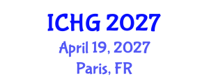 International Conference on Human Genetics (ICHG) April 19, 2027 - Paris, France International Conference on Human Genetics (ICHG) April 19, 2027 - Paris, France