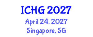 International Conference on Human Genetics (ICHG) April 24, 2027 - Singapore, Singapore International Conference on Human Genetics (ICHG) April 24, 2027 - Singapore, Singapore