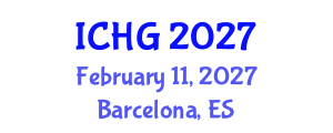 International Conference on Human Genetics (ICHG) February 11, 2027 - Barcelona, Spain International Conference on Human Genetics (ICHG) February 11, 2027 - Barcelona, Spain