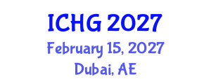 International Conference on Human Genetics (ICHG) February 15, 2027 - Dubai, United Arab Emirates International Conference on Human Genetics (ICHG) February 15, 2027 - Dubai, United Arab Emirates