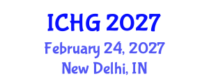 International Conference on Human Genetics (ICHG) February 24, 2027 - New Delhi, India International Conference on Human Genetics (ICHG) February 24, 2027 - New Delhi, India