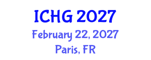 International Conference on Human Genetics (ICHG) February 22, 2027 - Paris, France International Conference on Human Genetics (ICHG) February 22, 2027 - Paris, France
