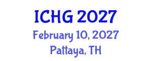 International Conference on Human Genetics (ICHG) February 10, 2027 - Pattaya, Thailand International Conference on Human Genetics (ICHG) February 10, 2027 - Pattaya, Thailand