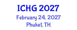 International Conference on Human Genetics (ICHG) February 24, 2027 - Phuket, Thailand International Conference on Human Genetics (ICHG) February 24, 2027 - Phuket, Thailand