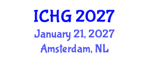 International Conference on Human Genetics (ICHG) January 21, 2027 - Amsterdam, Netherlands International Conference on Human Genetics (ICHG) January 21, 2027 - Amsterdam, Netherlands