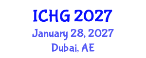 International Conference on Human Genetics (ICHG) January 28, 2027 - Dubai, United Arab Emirates International Conference on Human Genetics (ICHG) January 28, 2027 - Dubai, United Arab Emirates