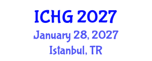 International Conference on Human Genetics (ICHG) January 28, 2027 - Istanbul, Turkey International Conference on Human Genetics (ICHG) January 28, 2027 - Istanbul, Turkey