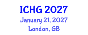 International Conference on Human Genetics (ICHG) January 21, 2027 - London, United Kingdom International Conference on Human Genetics (ICHG) January 21, 2027 - London, United Kingdom