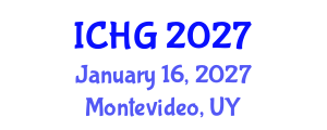 International Conference on Human Genetics (ICHG) January 16, 2027 - Montevideo, Uruguay International Conference on Human Genetics (ICHG) January 16, 2027 - Montevideo, Uruguay
