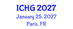 International Conference on Human Genetics (ICHG) January 25, 2027 - Paris, France International Conference on Human Genetics (ICHG) January 25, 2027 - Paris, France