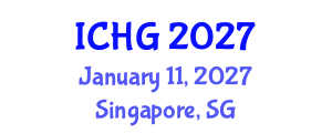 International Conference on Human Genetics (ICHG) January 11, 2027 - Singapore, Singapore International Conference on Human Genetics (ICHG) January 11, 2027 - Singapore, Singapore