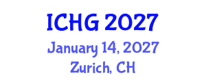 International Conference on Human Genetics (ICHG) January 14, 2027 - Zurich, Switzerland International Conference on Human Genetics (ICHG) January 14, 2027 - Zurich, Switzerland