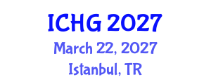 International Conference on Human Genetics (ICHG) March 22, 2027 - Istanbul, Turkey International Conference on Human Genetics (ICHG) March 22, 2027 - Istanbul, Turkey