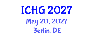International Conference on Human Genetics (ICHG) May 20, 2027 - Berlin, Germany International Conference on Human Genetics (ICHG) May 20, 2027 - Berlin, Germany