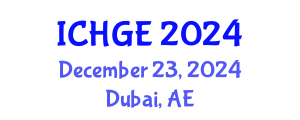 International Conference on Human Geography and Environment (ICHGE) December 23, 2024 - Dubai, United Arab Emirates