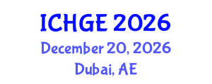 International Conference on Human Geography and Environment (ICHGE) December 20, 2026 - Dubai, United Arab Emirates International Conference on Human Geography and Environment (ICHGE) December 20, 2026 - Dubai, United Arab Emirates