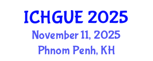 International Conference on Human Geography and Urban Environments (ICHGUE) November 11, 2025 - Phnom Penh, Cambodia