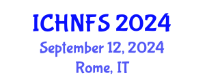 International Conference on Human Nutrition and Food Sciences (ICHNFS) September 12, 2024 - Rome, Italy