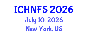 International Conference on Human Nutrition and Food Sciences (ICHNFS) July 10, 2026 - New York, United States International Conference on Human Nutrition and Food Sciences (ICHNFS) July 10, 2026 - New York, United States