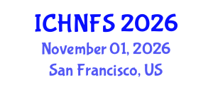 International Conference on Human Nutrition and Food Sciences (ICHNFS) November 01, 2026 - San Francisco, United States