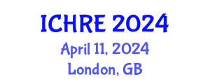 International Conference on Human Reproduction and Embryology (ICHRE) April 11, 2024 - London, United Kingdom