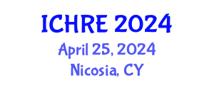 International Conference on Human Reproduction and Embryology (ICHRE) April 25, 2024 - Nicosia, Cyprus