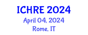 International Conference on Human Reproduction and Embryology (ICHRE) April 04, 2024 - Rome, Italy